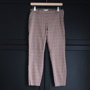 H&M | Cotton Blend Cropped Print Pants